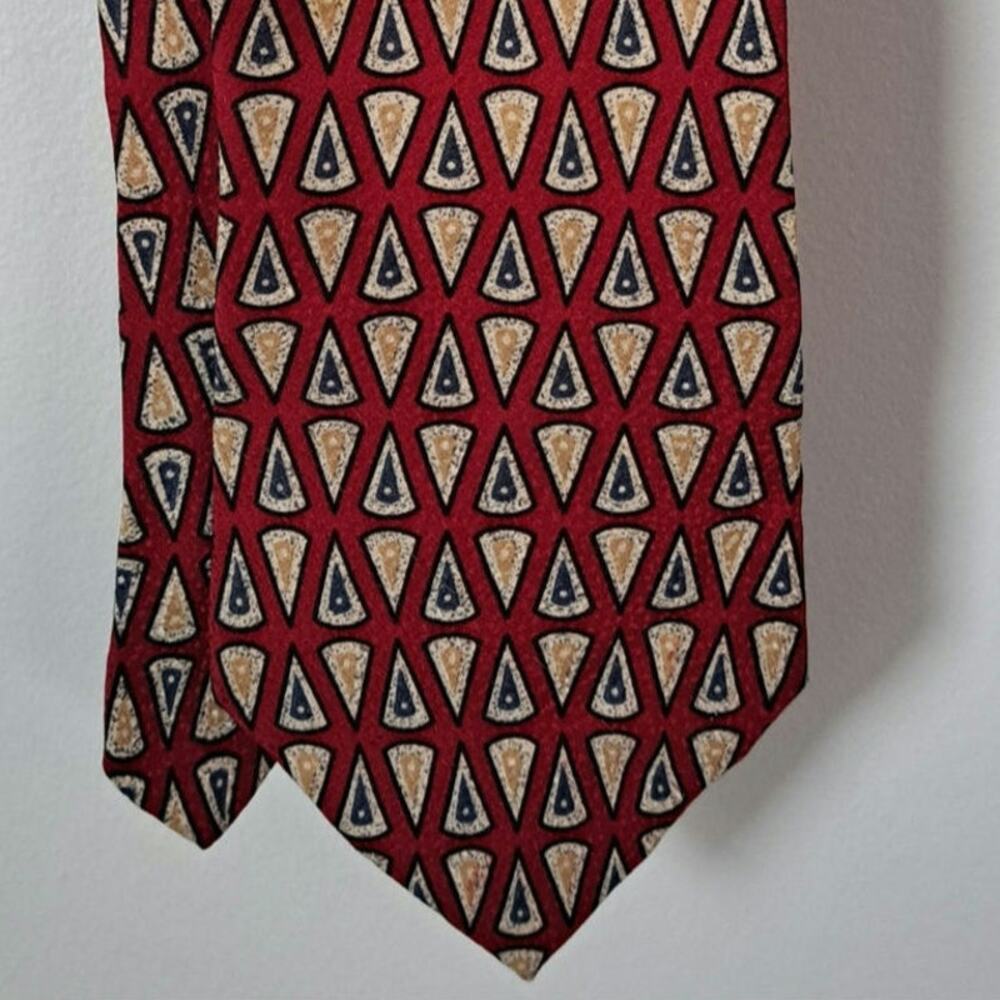 Liberty of London Silk NeckTie. Red
